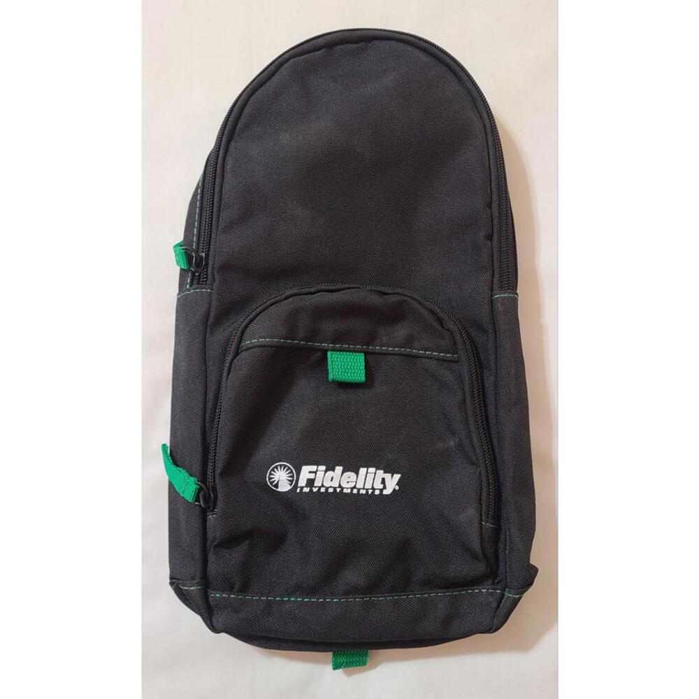 Gemline Crossbody Sling Bag  Black Travel Backpack  Hiking Daypack Canvas Pouch